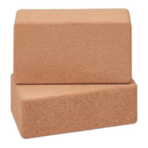 Cork yoga block